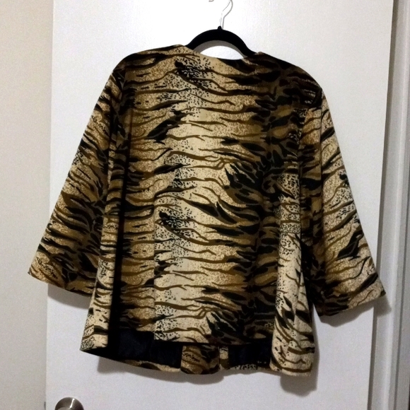 Ruby Rd. Animal Print Jacket Size 20W - Picture 2 of 4
